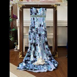 Sea blue dress new w/tags